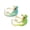 A:Blue+green Frog Rings, variant on 2 Pcs Cute Frog Rings for Women Adjustable Open Band Green Animal Finger Accessories Whimsical Jewelry for Best Friend Birthday Daily Wear