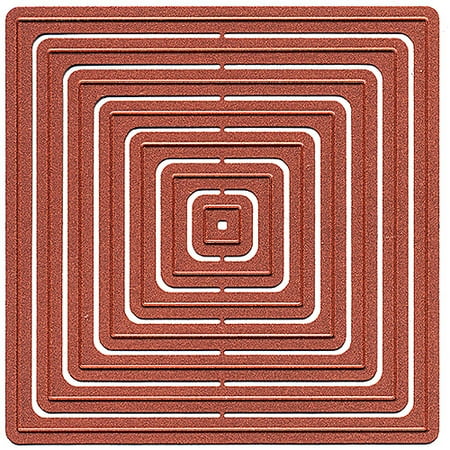 Spellbinders Geometric Cutting Die Squares, 7 Sizes