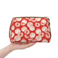 thumbnail image 4 of Gaeub Tomatoes Printed Travel Cosmetic Bag,Makeup Bag, Large Capacity Toiletry Bag for Women, Portable Pouch Make Up Organizer with Zipper and Divider, 4 of 8