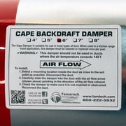 Tamarack TTi-cbd6 6 In. Backdraft Damper