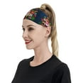 thumbnail image 3 of Daiia Summer Birds and Flowers printed Men's Performance Headband,Sports Headbands,Moisture Wicking Workout Headband, 3 of 9