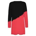 thumbnail image 4 of CEHVOM Femmes Mode pour Femmes Cardigan à Manches Longues à Rayures Imprimées Manteau Décontracté Hauts/veste Liquidation, 4 of 5