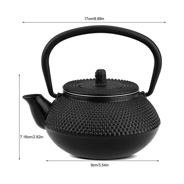 800ml Japanese Style Cast Iron Kettle Teapot with Removable