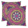 thumbnail image 2 of MKHERT Elegant Flowers Throw Pillowcase Pillow Cover Cushion Couver 18x18 inch, 2 of 3