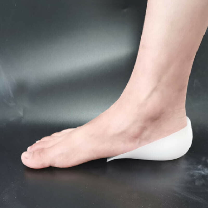 Details about   Silicone Heel Pad Insert Increase Taller Height Lift Shoe Insoles Invisible 
