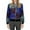 A-Blue, variant on Cnbwig Jackets for Women Fall Carnival Bead Sequins Zipper Long Sleeve Baseball Jacket Lapel Solid Color Party Coat Athletic Shirt 2025 Coat Tops A-Blue L