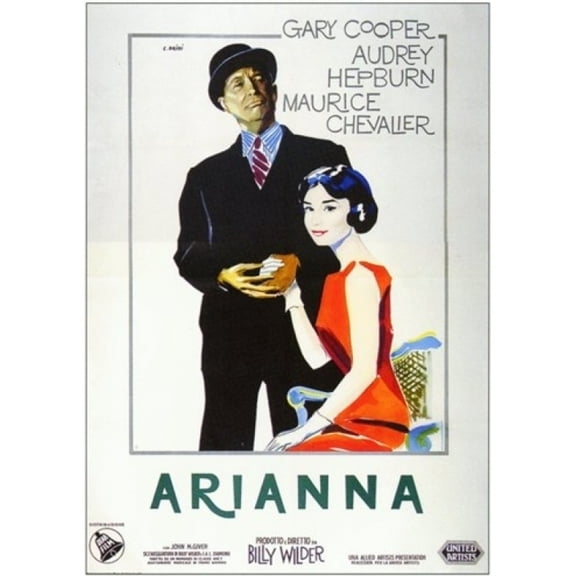 Posterazzi MOV242214 Love in the Afternoon Movie Poster - 11 x 17 in.