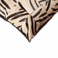 thumbnail image 2 of 18" x 18" x 5" Zebra Black On White Patchwork Cowhide  Pillow, 2 of 5