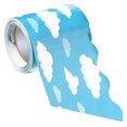thumbnail image 3 of OULII Classroom Border Roll Cloud Post Bulletin Border PVC Trim Strips 1 Roll, 3 of 8