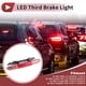 thumbnail image 2 of Luz de freno LED de tercera para Mini Cooper R56 R57 R58 63247255925 Rojo 3ª lámpara de parada montada en alto para Mini Roadster R59 2011-2015 Barra de luz de freno central trasera, 2 of 7