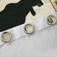 thumbnail image 4 of Homewish Wild Animal Moose Black Out Curtains,Country Farmhouse Lodge Curtains Pack of 2 (42x63 Each),Green Beige Bedroom Curtains For Boys Kids,Ultra Soft Home Decor, 4 of 6