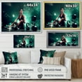 thumbnail image 5 of Designart "Dumbbell Training For Female Athlete" Aerobic & Bodybuilding Picture Framed Canvas Prints, 5 of 5