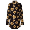 thumbnail image 4 of Ydkzymd Plain Long Sleeve Shirt Women XL Plus Size Ginger Turtleneck Shirts for Women Long Sleeves Tie Dye Petite Turtleneck Thermal Blouses Plain Comfy Floral Tops, 4 of 5