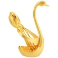 thumbnail image 3 of TEHAUX Alloy Swan Dessert Cake Spoon Tableware for Household Users 1 Set, 3 of 8