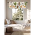 thumbnail image 4 of Kitchen Valances for Window, Cartoon Animal Green Forest Light Filtering Rod Pocket Valance Curtain, Cute Brown Bear Deer Short Curtains Window Topper for Bedroom Bathroom Living Room 54x18in, 4 of 9