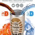 thumbnail image 4 of 1pc dad 30oz Tumbler with Straw & Handle - Insulated Stainless Steel Cup | Holiday Gift for Man Women (Christmas, Valentine's, Birthday), 4 of 7