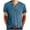 mens shirts-Blue, variant on Homenesgenics Mens Shirts Men Tops T Shirts for Man Men's Fashion Casual Block Color Pocket Short Sleeve Round Neck Collar Blouse 0 L