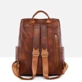 thumbnail image 5 of Bolsos de estilo sencillo para mujer, bolsos de moda para mujer, de cuero de color sólido, de gran capacidad, con doble cremallera, diseño ligero y lujoso, nuevos bolsos, 5 of 5