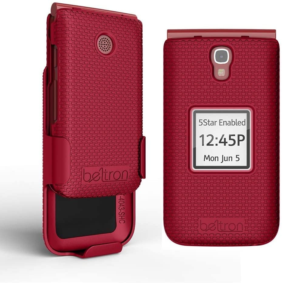 Case with Belt Clip for Alcatel GreatCall Jitterbug Flip Phone for