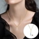 thumbnail image 2 of Collar Letra Inicial Collares Alfabeto para Mujeres y Plata Letra Inicial para Mujeres Niñas Collar Collar Colgante Collares y Colgantes, 2 of 3