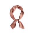 thumbnail image 1 of letairis Easy To Clean Solid Satin Square Scarf Practical And Easy To Maintain Premium Bean paste red, 1 of 6