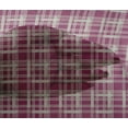 thumbnail image 4 of oneOone Viscose Chiffon Fabric Check Kasuri Print Fabric By The Yard 42 Inch Wide, 4 of 4