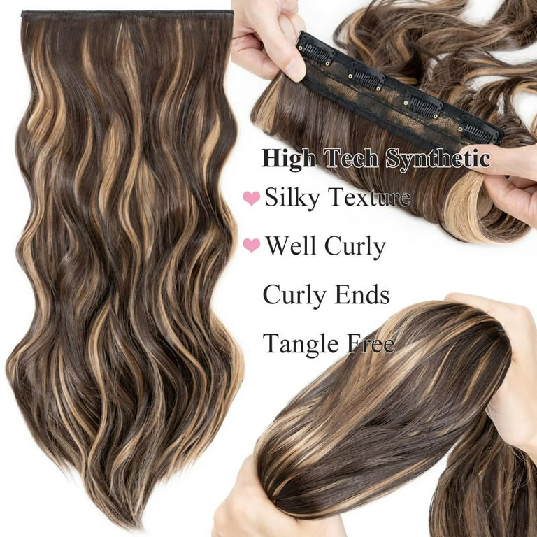 MY-LADY 2PCS Invisible Clip in Mini Hair Extensions