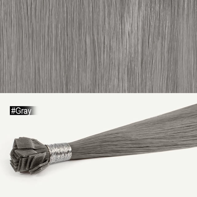 Typpkmm Extensiones De Cabello Liso Con Punta Plana