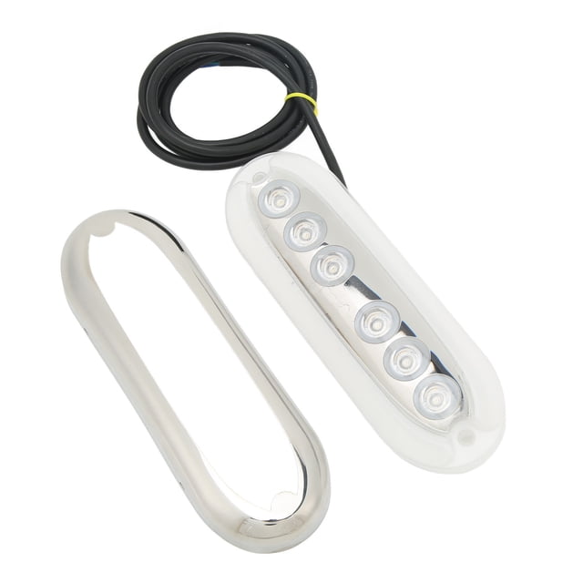 Luz Subacuática para Barcos, 6 Cuentas de Lámpara LED, IP68, Resistente Al Agua, Sellado Fuerte, Barcos, Yates, Lanchas A Motor