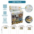 thumbnail image 6 of Spring Dog Table Runner 72 Inches, Sunflower Daisy Botanical Watercolor Bed Runner Dresser Scarves Tabletop for Indoor Outdoor Parties/Ceremony/Banquet, 14" x 72", 6 of 8