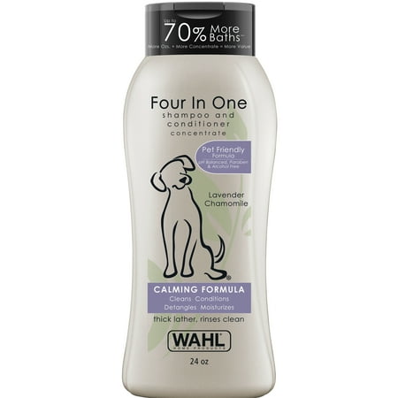 UPC: 0043917820002 | Wahl 4-in-1 Calming Formula Dog Shampoo – 24 oz – Model 820000T