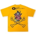 thumbnail image 2 of Gunzinii Men Skull & Bones Tee (Yellow), 2 of 2