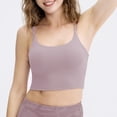 thumbnail image 1 of TFixol Sujetador deportivo para mujer Spaghetti extraíble acolchado inalámbrico elástico transpirable Cami, 1 of 8