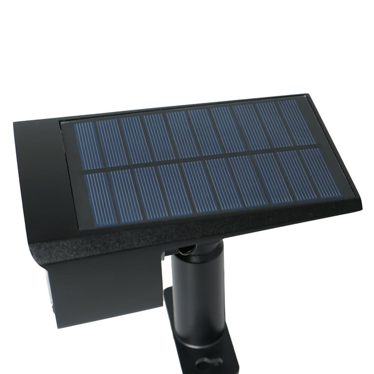Mainstays 100 Lumen Solar Powered Change LED Spotlight Mount or Ground Stake Option Durable Plastic Construction - Walmart.com