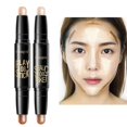 thumbnail image 3 of 2 In 1 Highlighter Contour Stick Double Ended Cream Shadow For Nose Cheek Bone Facial Sculpting, 3 of 8