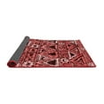 thumbnail image 2 of Ahgly Company Indoor Rectangle Solid Red Modern Area Rugs, 3' x 5', 2 of 4
