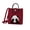 Red, variant on Army Green Army Green Pu Cute Panda Tote Bag For Women Casual Daily Shoulder Bag Soft Rubber Handles