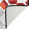 thumbnail image 5 of Dreamtimes Card Poker Area Rug 72x48in Abstract Spades Hearts Floor Carpet for Indoor Living Dining Room and Bedroom Area, 5 of 7