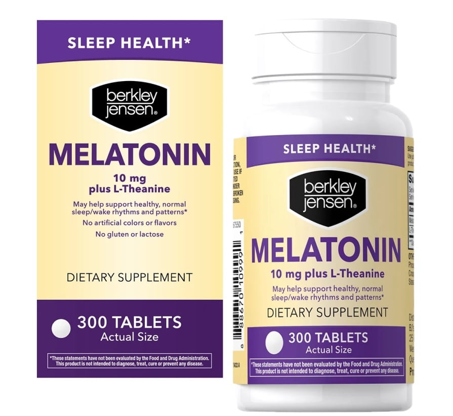 Berkley Jensen Melatonin 10mg, 300 ct
