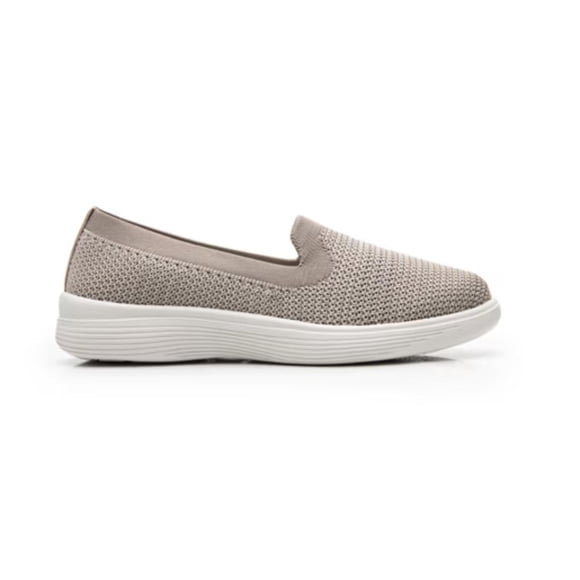 Sneaker Slip On Dama 104930 Cómodo Ligero FLEXI cafe 26