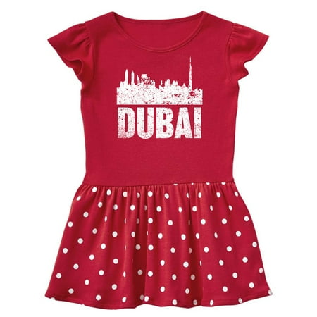 

Inktastic Dubai City Skyline with Grunge Gift Baby Girl Dress