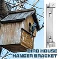 thumbnail image 1 of 2 Juegos de Soportes para Colgar Casas PáJaros, Soporte Montaje Casa PáJaros Acero Galvanizado Estable A Prueba óXido Asegurar, 1 of 5