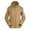 Beige, variant on IYTR Men's Outdoor Jacket Windproof Fleece Winter Coats Thermal Soft Hiking Hooded Jackets with Pockets Army Green XXL