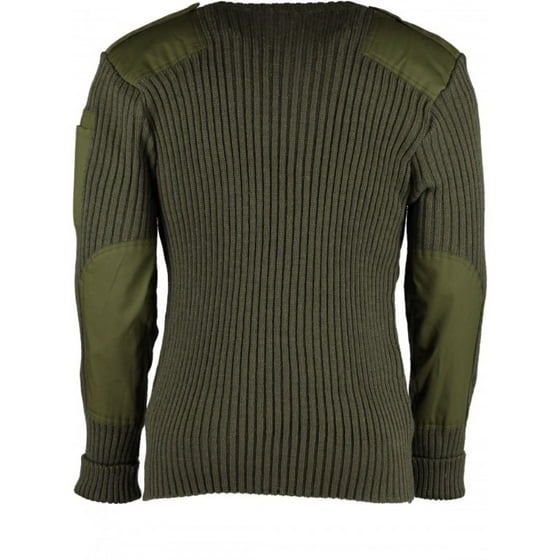 TW Kempton - British Commando Sweater Woolly Pully CREW Neck with ...