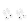 thumbnail image 4 of Ounissouiy Guantes de limpieza Cocina Látex Lavavajillas Estilo simple Resistente al desgaste Protector de manos transparente Baño Hotel Type2 NO2, 4 of 6