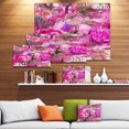 thumbnail image 3 of Fond Abstrait de Pivoines Roses - Impression sur Toile d'Art Floral, 3 of 4