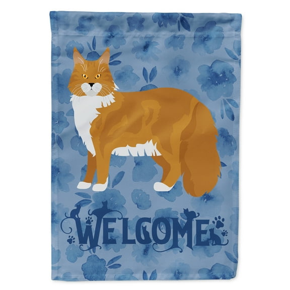 Maine Coon #1 Cat Welcome Garden Flag