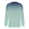 thumbnail image 4 of Dyegold Sweatshirts for Teen Girls Womens Long Sleeve Crew Neck Ombre Pullover Tops Hoodies Casual Loose Gradient Sweaters T Shirts, 4 of 6