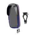thumbnail image 3 of Soporte para teléfono de motocicleta con ángulo ajustable de 360 ​​grados, antivibración. Azul, 3 of 9