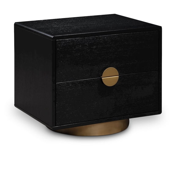 Meridian Furniture Wade Black Night Stand / Side Table
